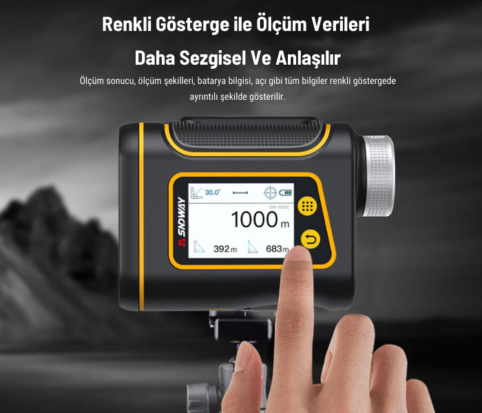 1000 metre mesafe ölçer