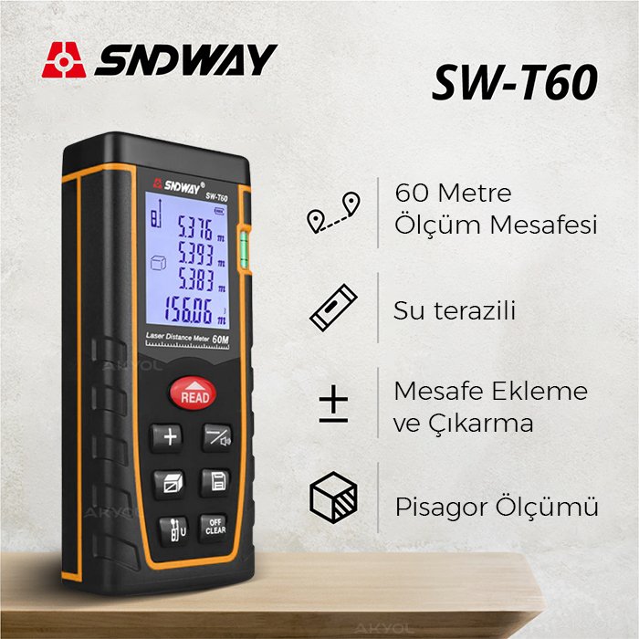 sw-t60 lazerli mesafe ölçer