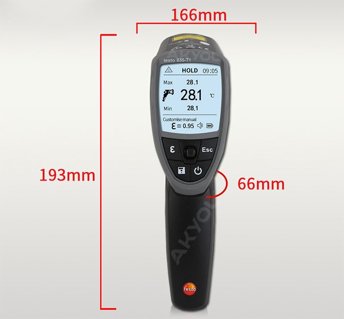 835-t1 lazerli termometre