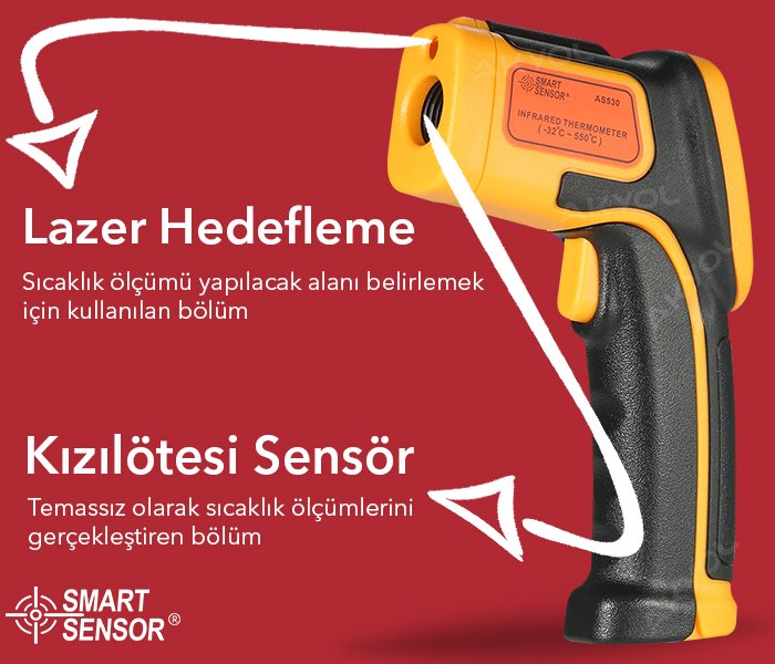 AS530 sıcaklık ölçüm cihazı