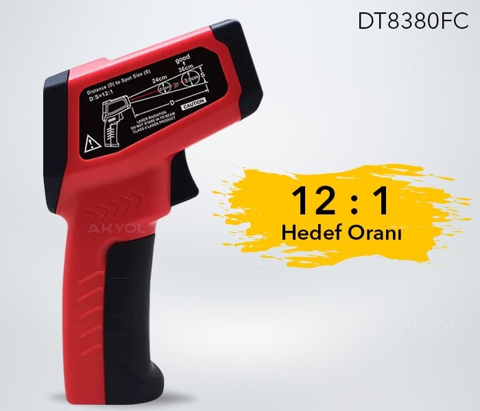 DT8380FC lazerli sıcaklık ölçer