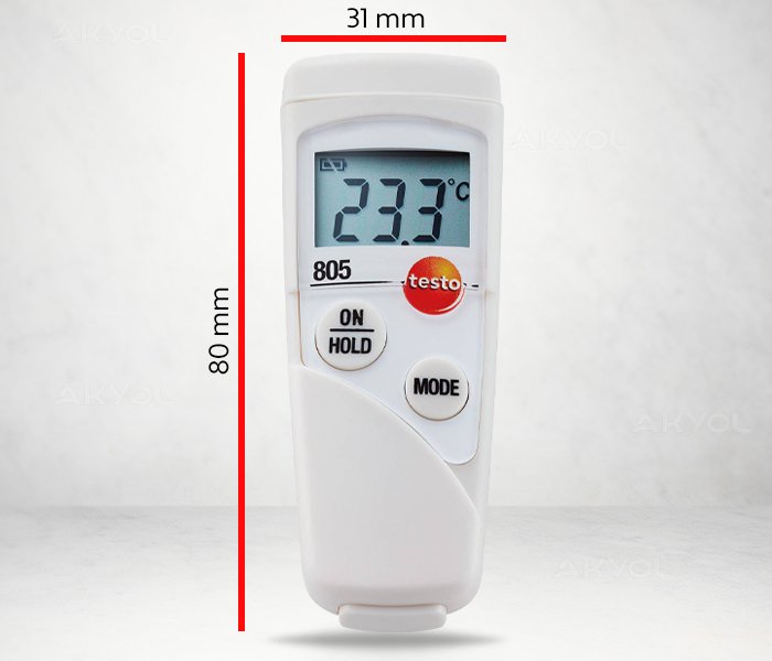 testo 805 infrared termometre