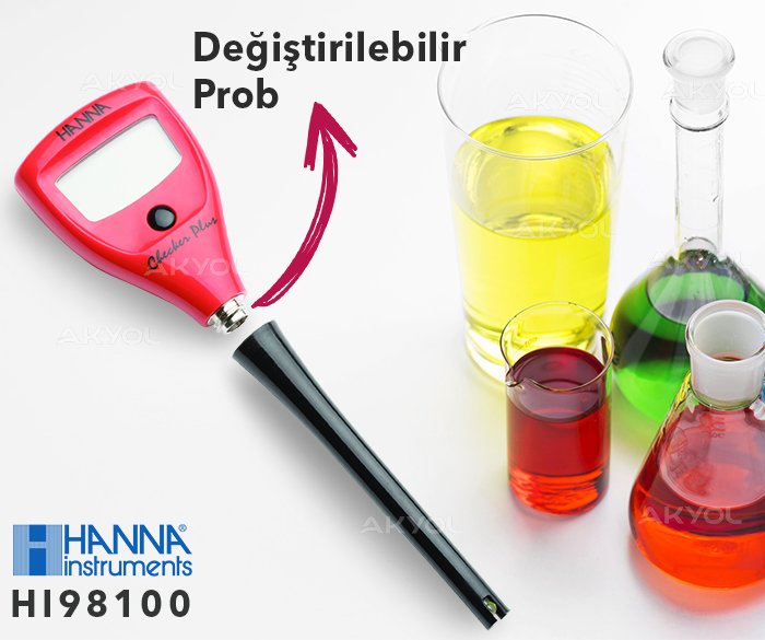 HI98100 dijital ph test cihazı