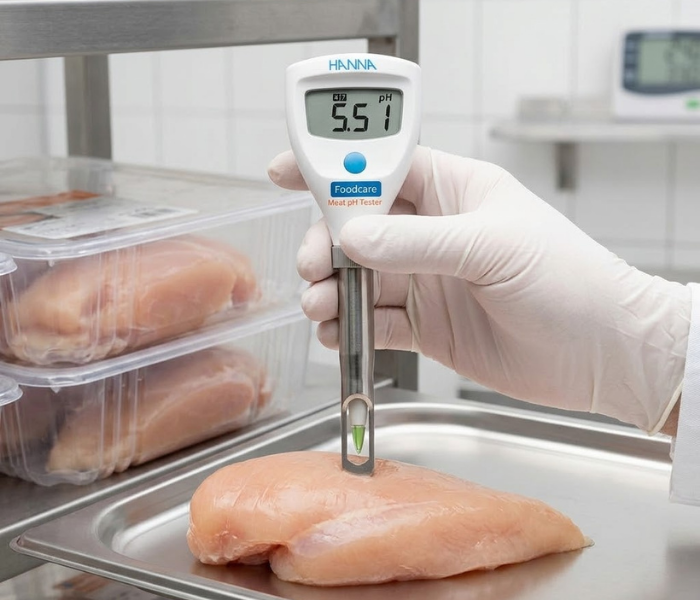 Hanna HI981045 Cihazı ile Tavuk pH Ölçümü