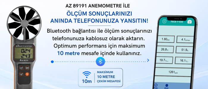 Bluetoothlu anemometre