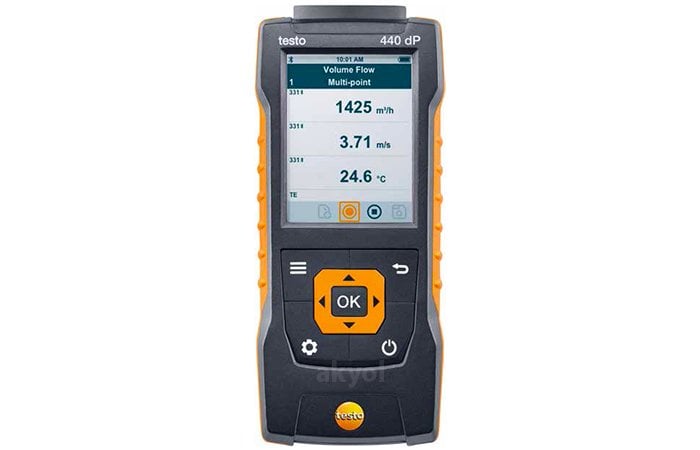 testo 440 rüzgar ölçer