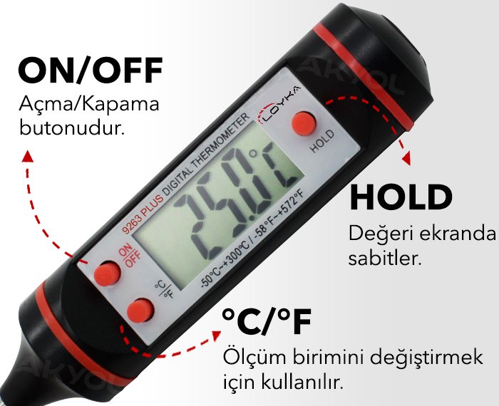 loyka 9263 saplama prob termometre