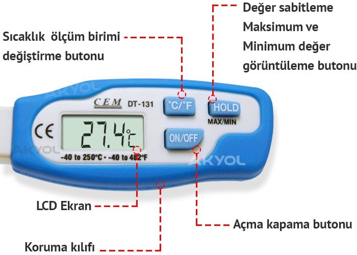 CEM DT-131 gıda termometresi