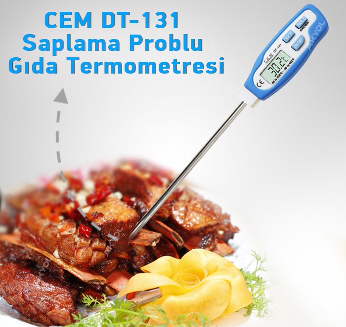 cem dt-131 saplama problu termometre