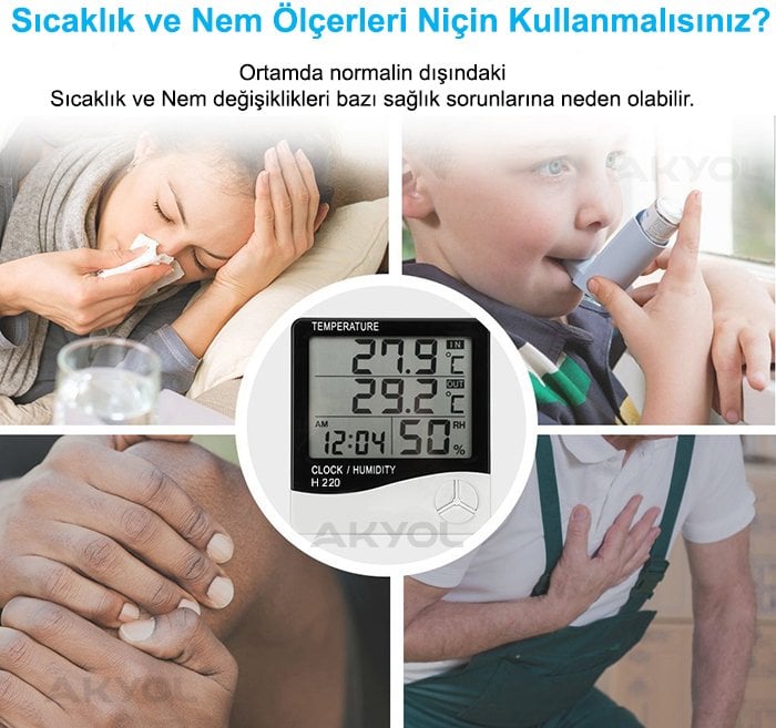 sıcaklık ve nem ölçer