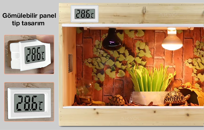 dc-1 kablolu sıcaklık ölçer