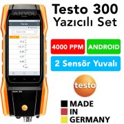 Testo 300 Baca Gaz Analiz Cihazı (Akıllı Dokunmatik Ekran)