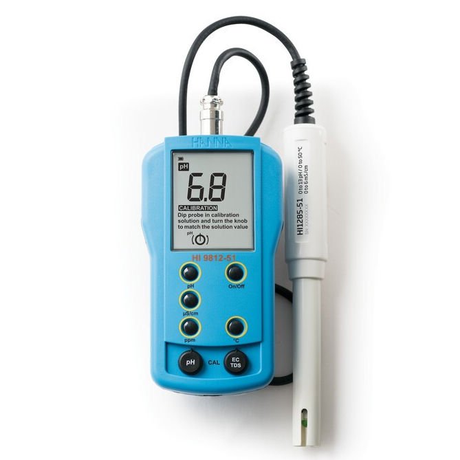 Hanna HI 9812-51 Harici Problu pH / EC / TDS / Sıcaklık Ölçer