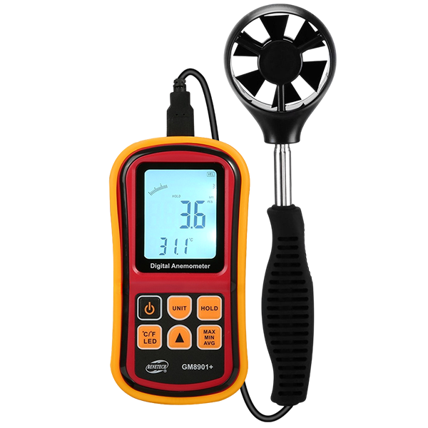 Benetech GM8901+ Rüzgar Hızı ve Sıcaklık Ölçer