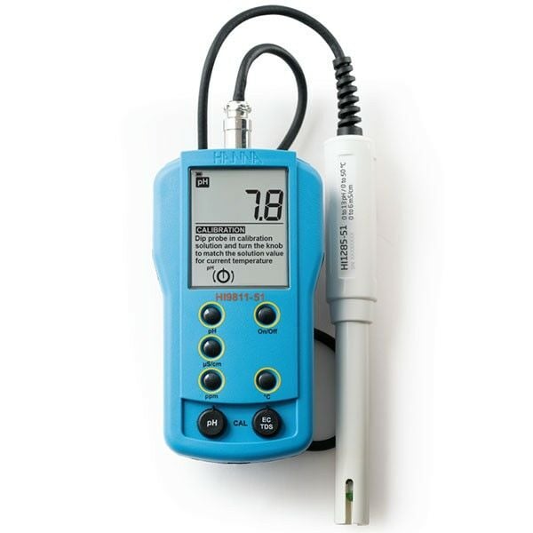 Hanna HI 9811-51 Harici Problu pH / EC / TDS / Sıcaklık Ölçer