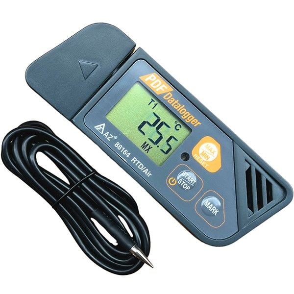AZ 88164 Kablolu Sıcaklık Kayıt Cihazı | Soğuk Ölçümleri İçin -100°C