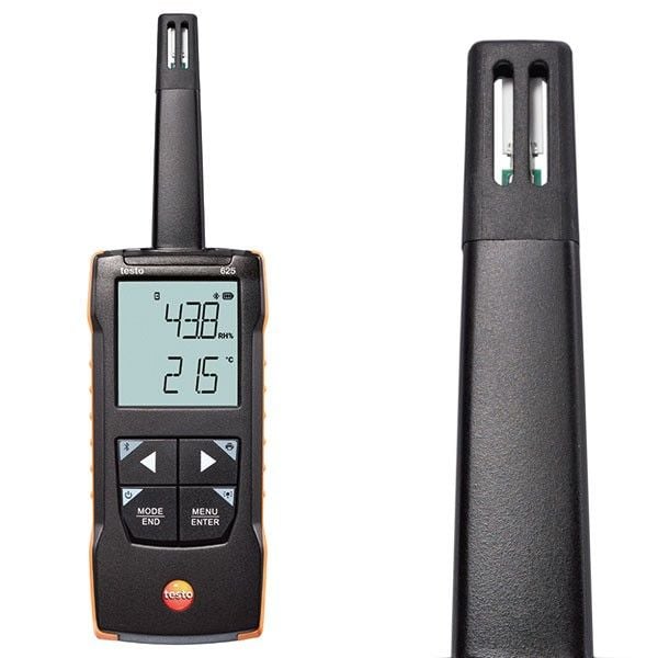 Testo 625 Taşınabilir Sıcaklık ve Nem Ölçer