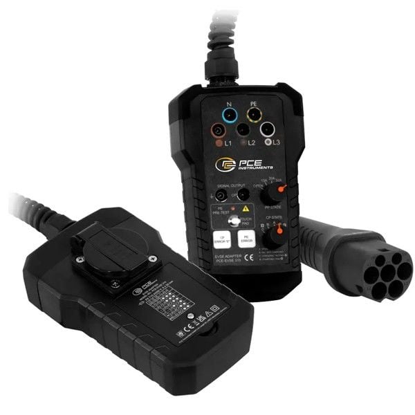 PCE-EVSE 310 EVSE Test Cihazı | Şarj İstasyonları İçin Tip 2 Test Adaptörü