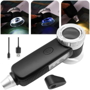 TH-8019 30X Ayarlanabilir Çoklu Işıklı USB Şarjlı El Büyüteci