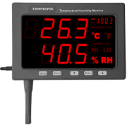Tenmars TM-185D Işıklı Göstergeli Sıcaklık Nem Ölçer | Kayıt Yapabilir