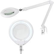 Luma Geniş Mercekli Masaya Bağlanabilir Büyüteç | Ayarlanabilir Led Işığı