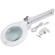 Luma Geniş Mercekli Masaya Bağlanabilir Büyüteç | Ayarlanabilir Led Işığı