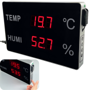 Huato NanoSense-18 Büyük LED Ekranlı Endüstriyel Sıcaklık ve Nem Ölçer