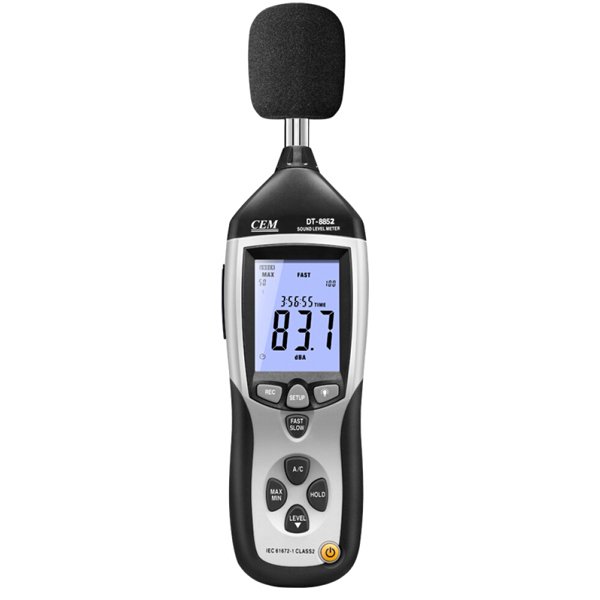 CEM DT-8852 Gürültü Ölçer ve Desibel Kayıt Cihazı