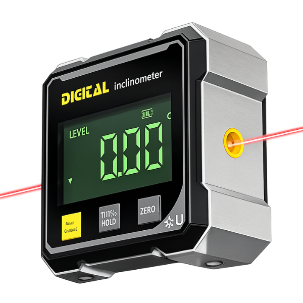 Loyka 5521 Dijital Eğim Ölçer | Mıknatıslı | Çift Çizgi Lazerli