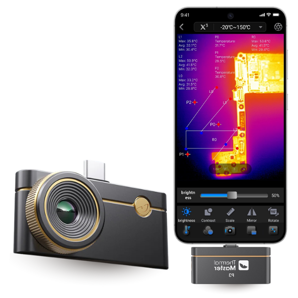 Thermal Master P3 Akıllı Telefonlar İçin Mobil Termal Kamera | iOS ve Android