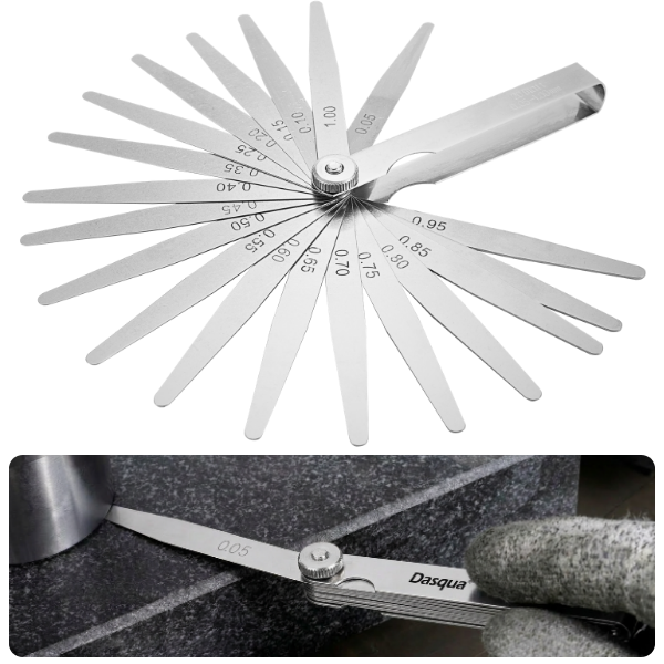 Dasqua 1820-0100 Filler Çakısı 0.05mm - 1.00mm