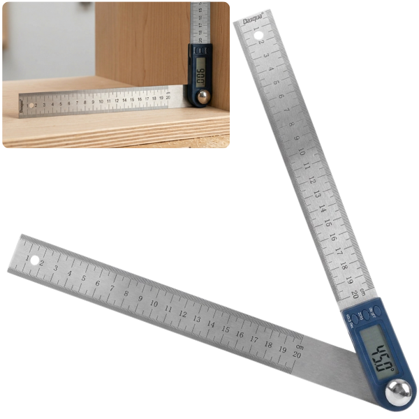Dasqua 1022-0200 Dijital Açı Ölçer 20CM