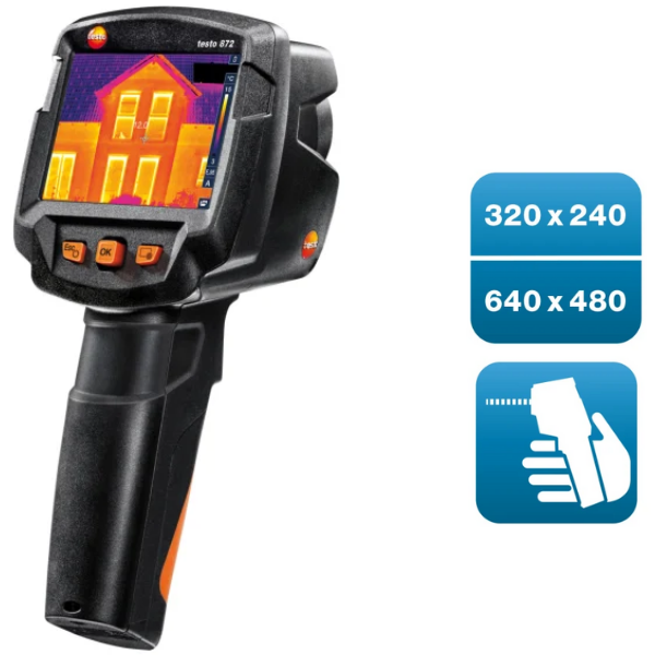 Testo 872 Termal Kamera | İkisi Birarada