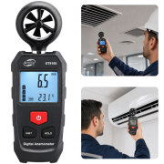 Benetech GT8160 Mini Anemometre Rüzgar Hızı ve Sıcaklık Ölçer