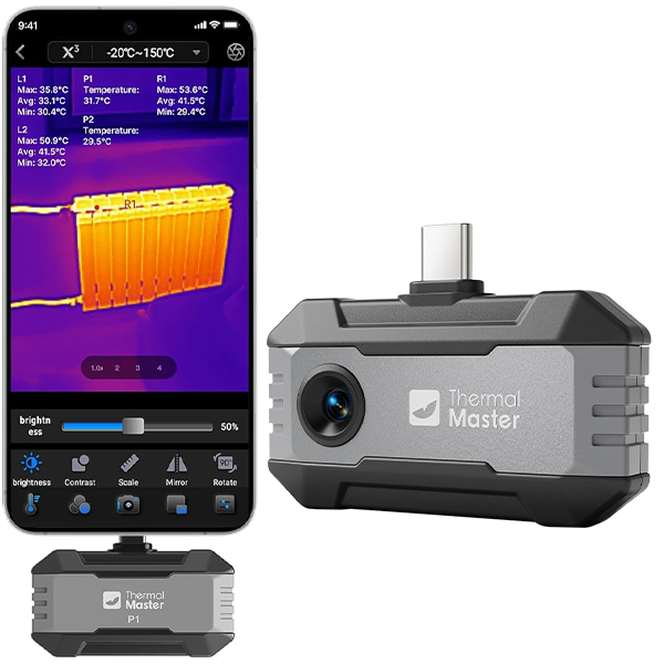 Thermal Master P1 iOS ve Android Uyumlu Mobil Termal Kamera