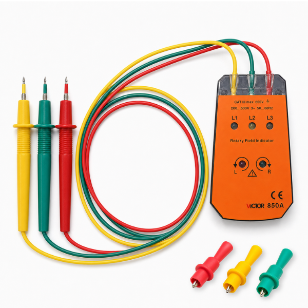 Victor 850A Faz Sırası Ölçer | 200-600 V AC