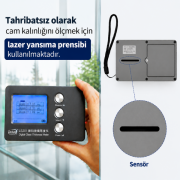 LS201 Dijital Cam Kalınlığı Ölçüm Cihazı