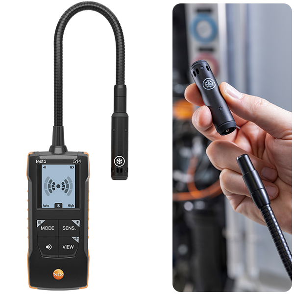 Testo 514 Soğutucu Gaz Kaçağı Tespit Cihazı | Değiştirilebilir Prob