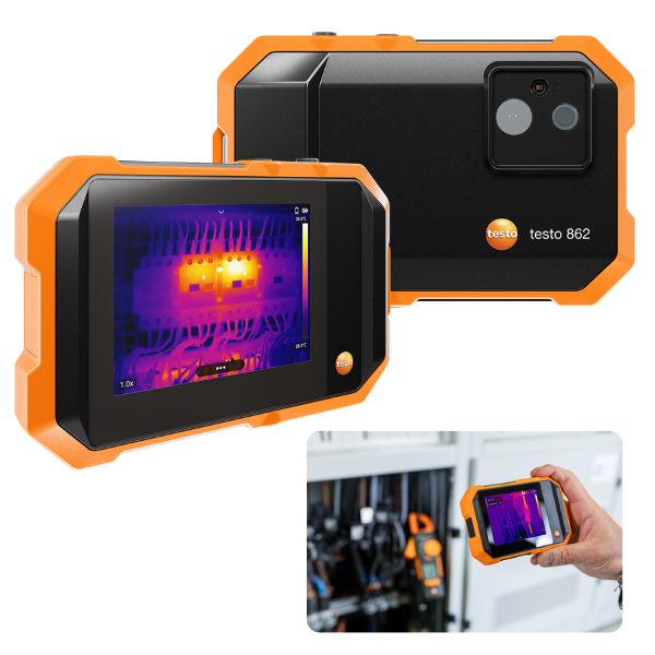 Testo 862-1 Cep Tipi Termal Kamera | Dokunmatik Ekranlı